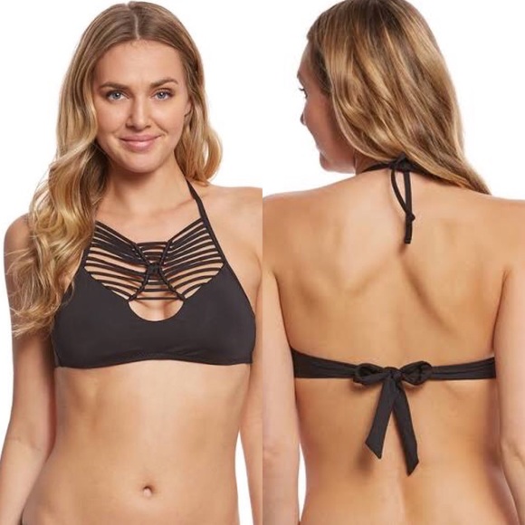 BECCA Other - NWT Black Becca Bikini Top